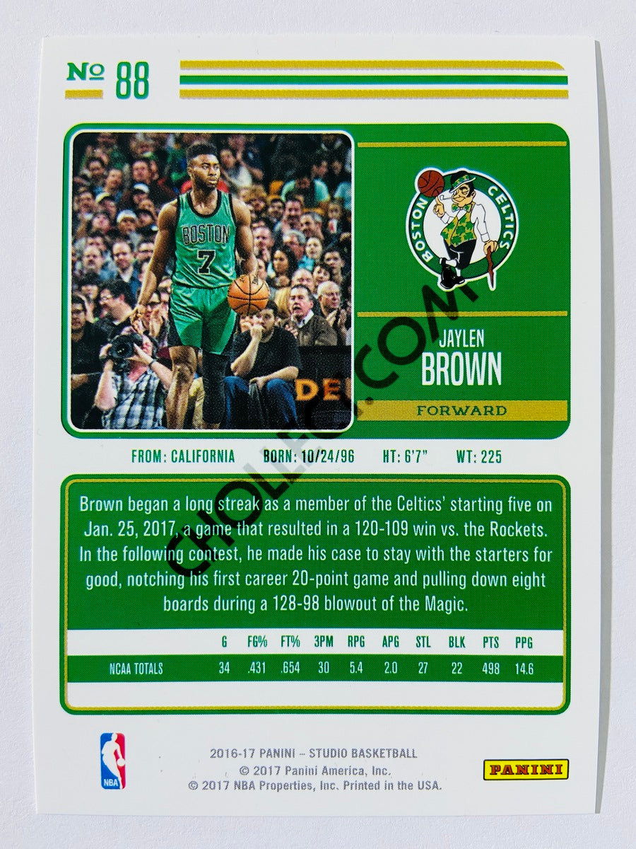 Jaylen Brown - Boston Celtics 2016-17 Panini Studio Action RC Rookie #88