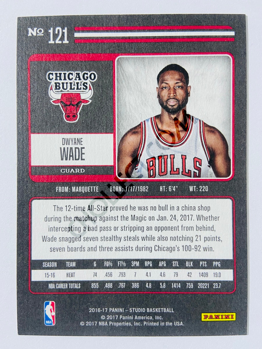 Dwyane Wade - Chicago Bulls 2016-17 Panini Studio #121