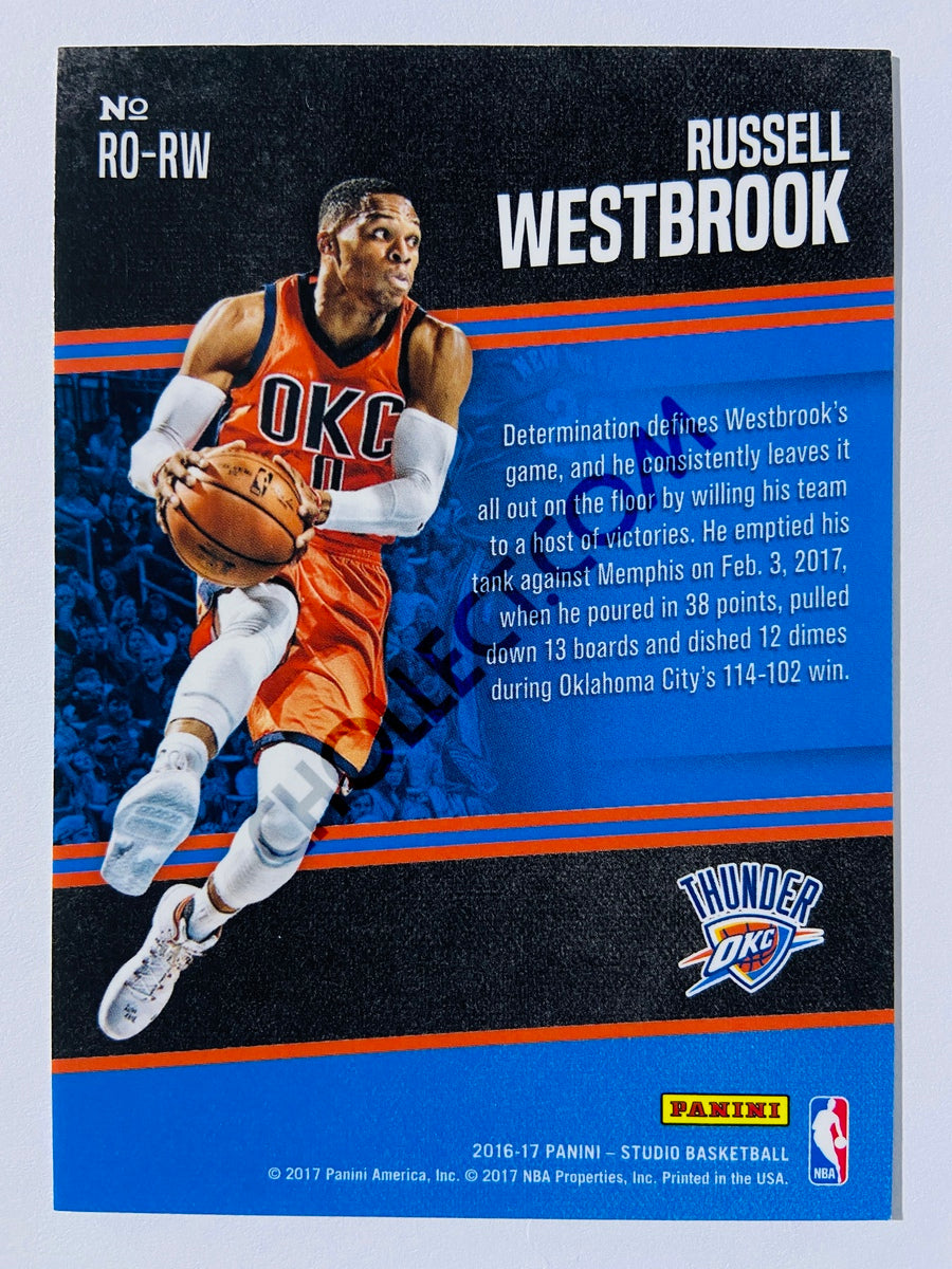 Russell Westbrook - Oklahoma City Thunder 2016-17 Panini Studio Rising to the Occasion #RO-RW