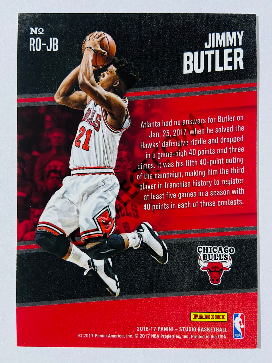 Jimmy Butler - Chicago Bulls 2016-17 Panini Studio Rising to the Occasion #RO-JB