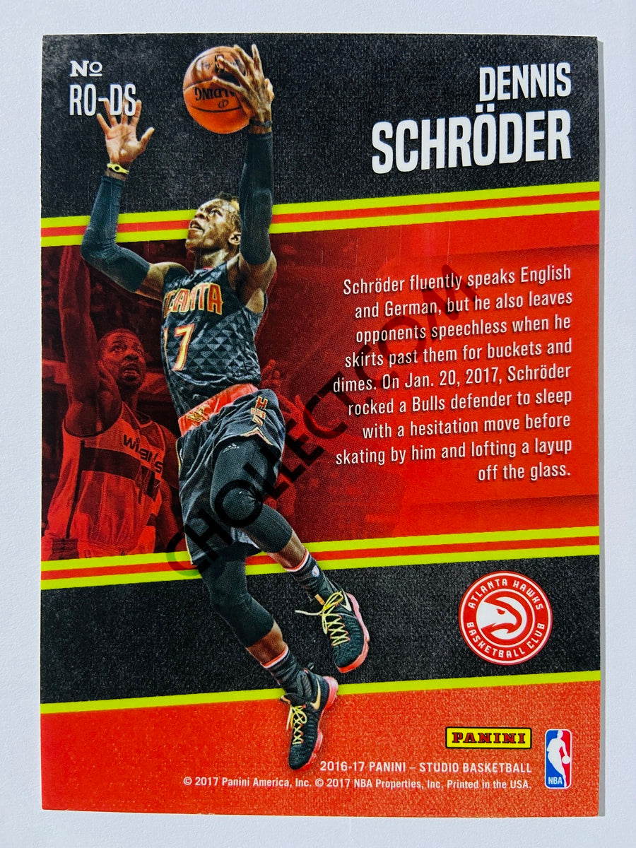 Dennis Schröder - Atlanta Hawks 2016-17 Panini Studio Rising to the Occasion #RO-DS