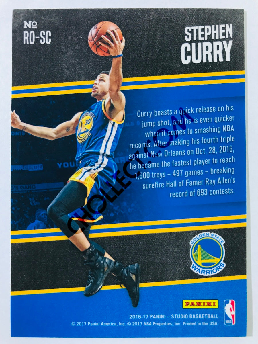 Stephen Curry - Golden State Warriors 2016-17 Panini Studio Rising to the Occasion #RO-SC