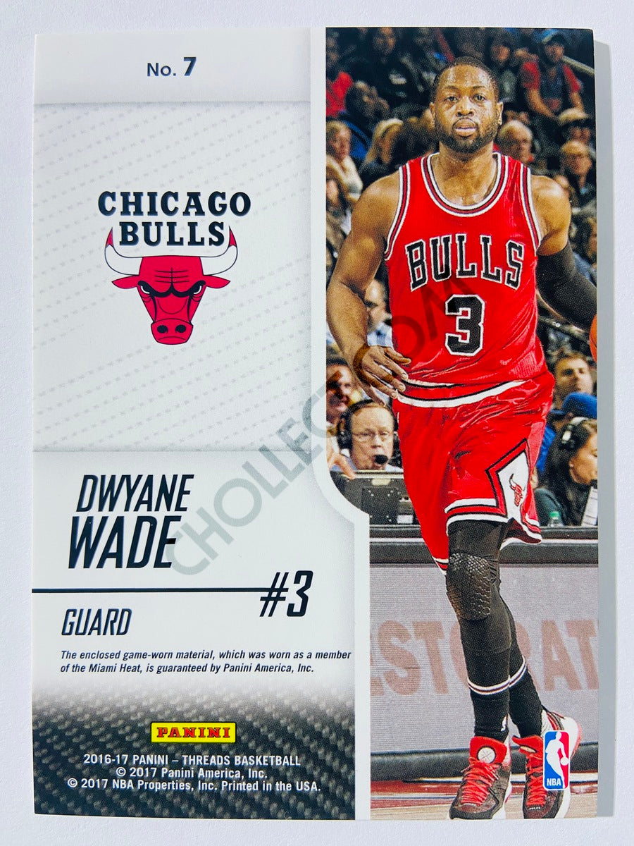 Dwyane Wade - Chicago Bulls 2016-17 Panini Threads Authentic Threads Jersey #7