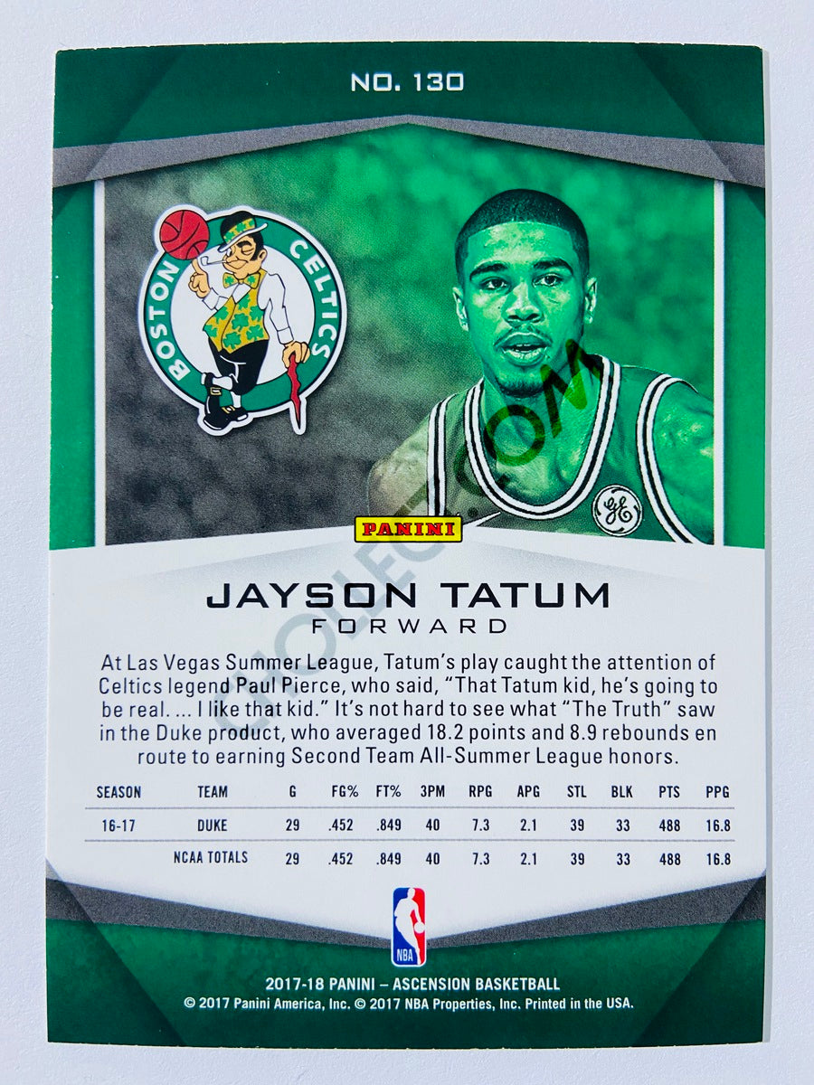 Jayson Tatum - Boston Celtics 2017-18 Panini Ascension RC Rookie #130
