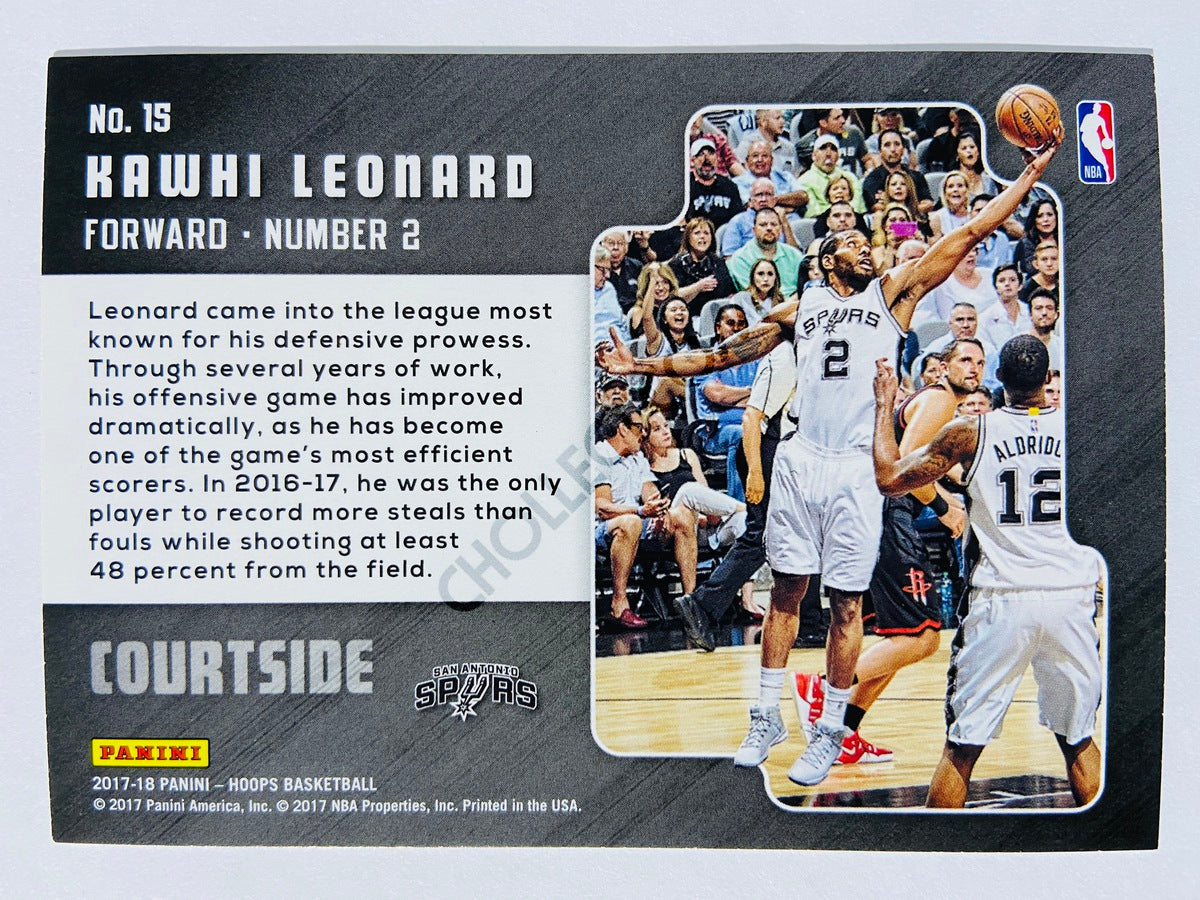 Kawhi Leonard - Los Angeles Clippers 2017-18 Panini Hoops Courtside #15
