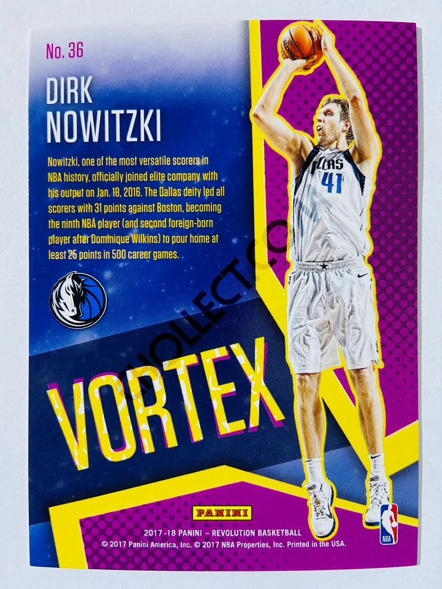 Dirk Nowitzki - Dallas Mavericks 2017-18 Panini Revolution Vortex #36