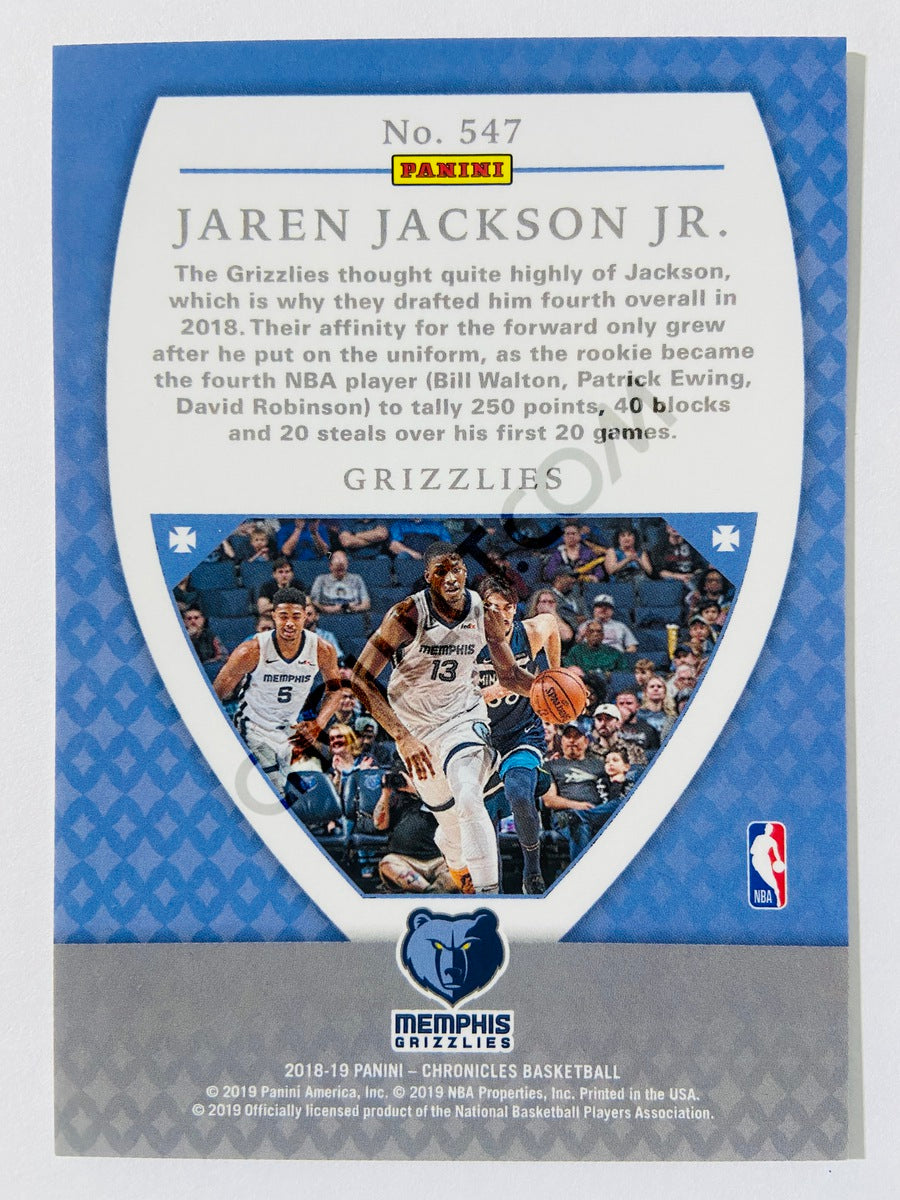 Jaren Jackson Jr. - Memphis Grizzlies 2018-19 Panini Crusade RC Rookie Card #547