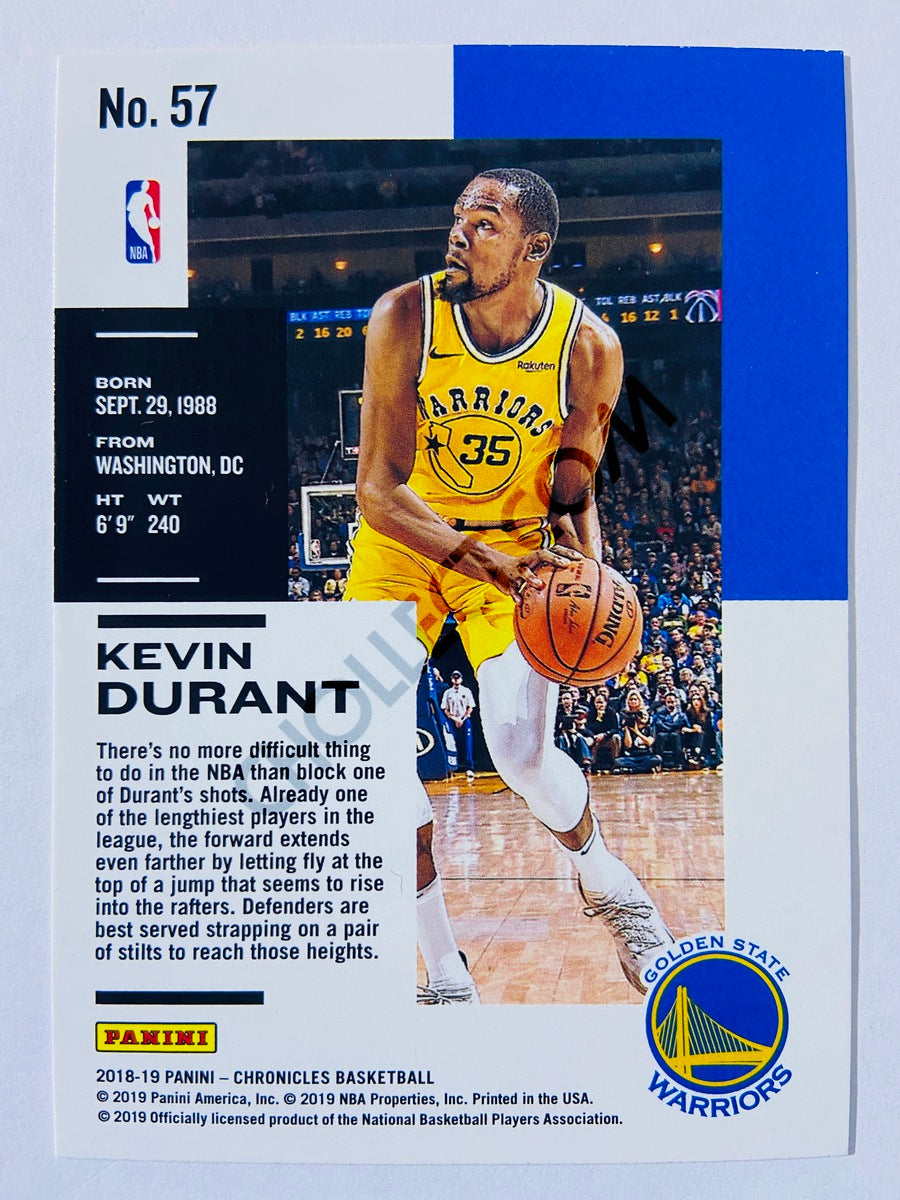 Kevin Durant - Golden State Warriors 2018-19 Panini Chronicles #57