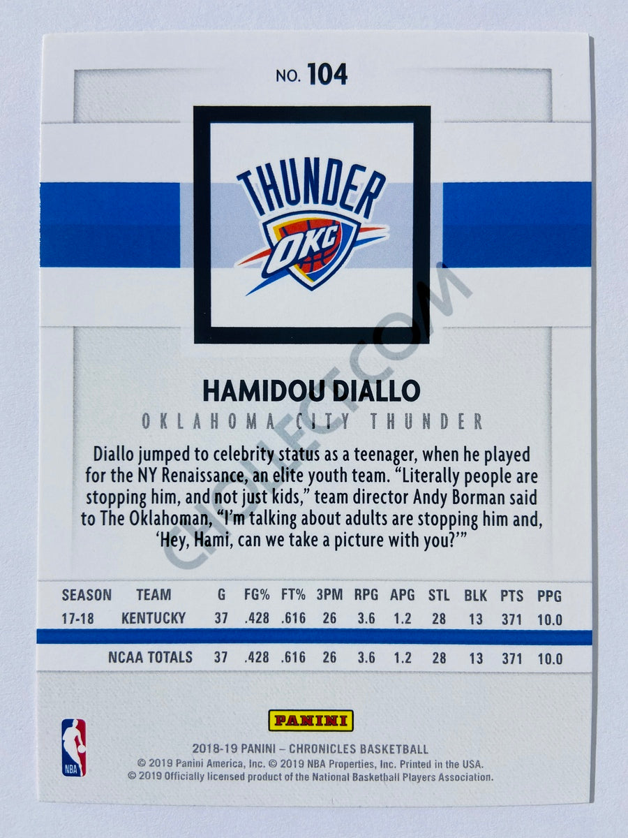 Hamidou Diallo - Oklahoma City Thunder 2018-19 Panini Chronicles Panini RC Rookie #104
