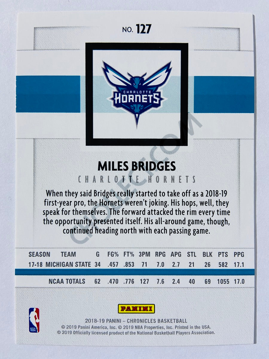 Miles Bridges - Charlotte Hornets 2018-19 Panini Chronicles Panini Pink Parallel RC Rookie #127