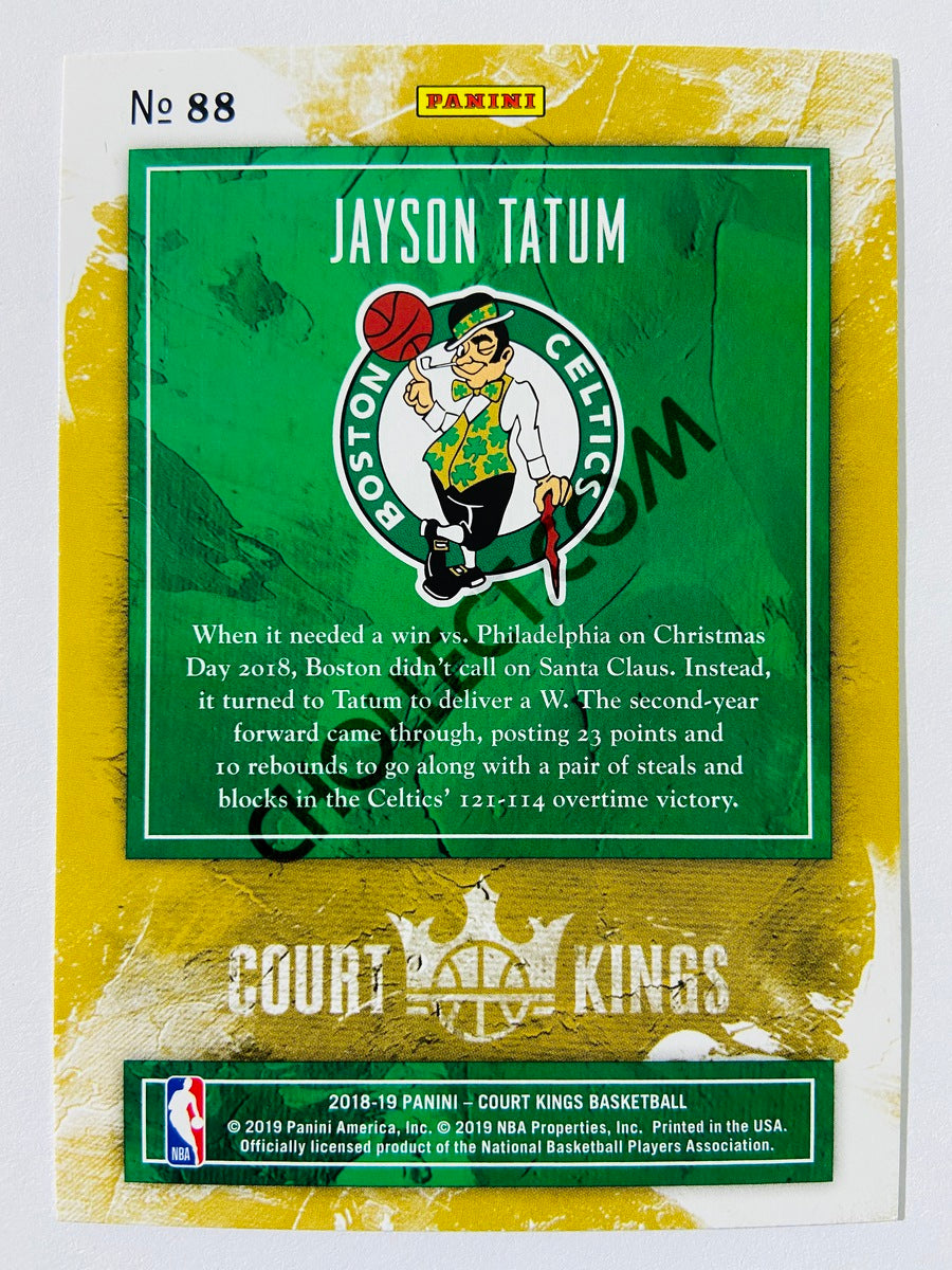 Jayson Tatum - Boston Celtics 2018-19 Panini Court Kings #88
