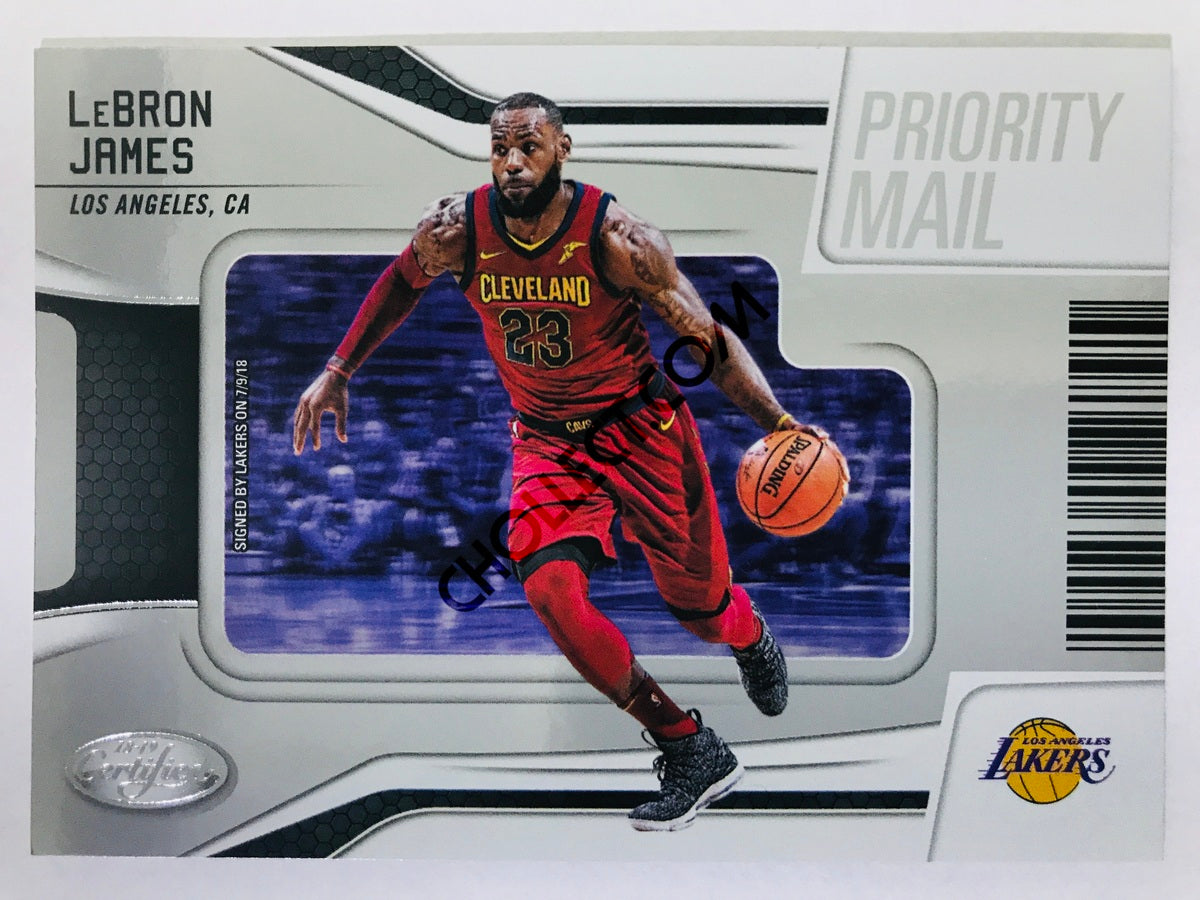 LeBron James - Cleveland Cavaliers 2018-19 Panini Certified Priority Mail #7