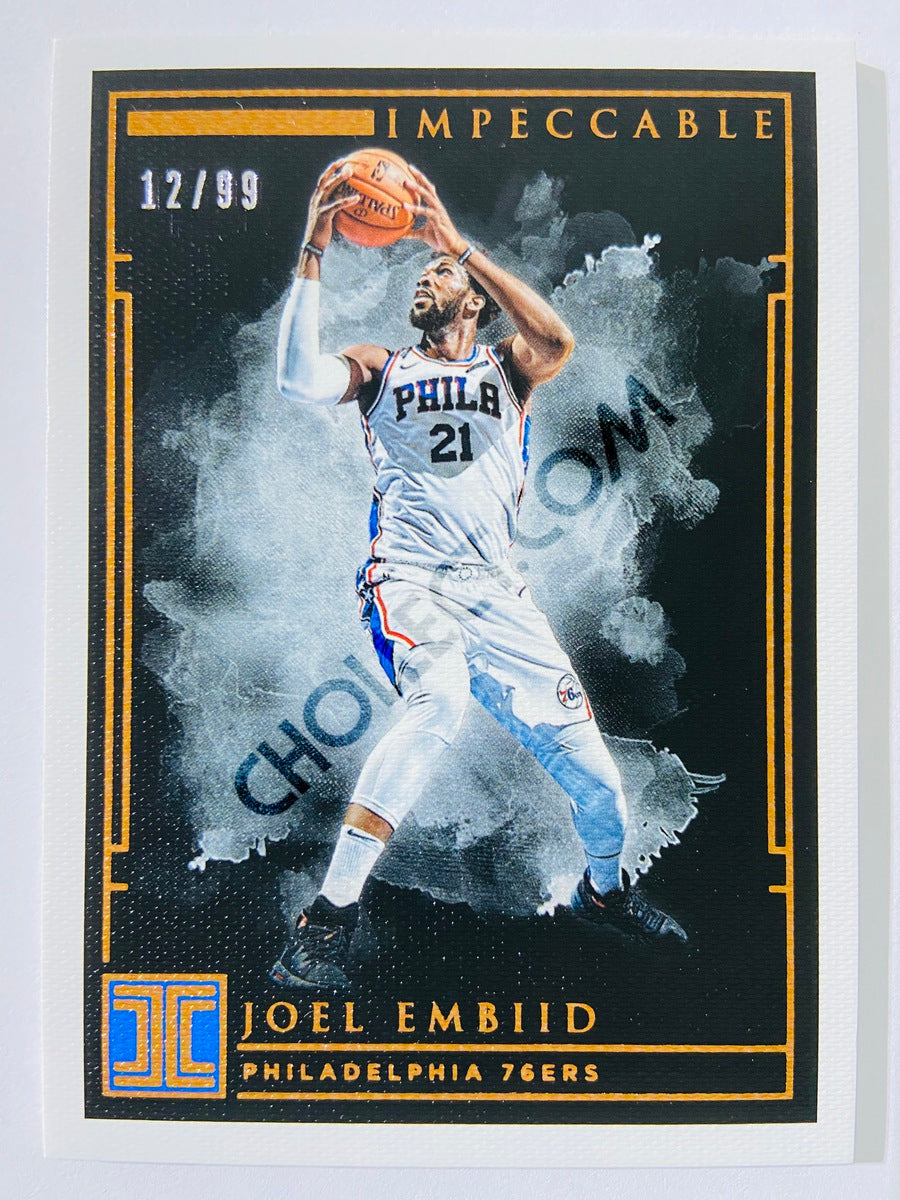 Joel Embiid - Philadelphia 76ers 2018-19 Panini Impeccable #8 | 12/99
