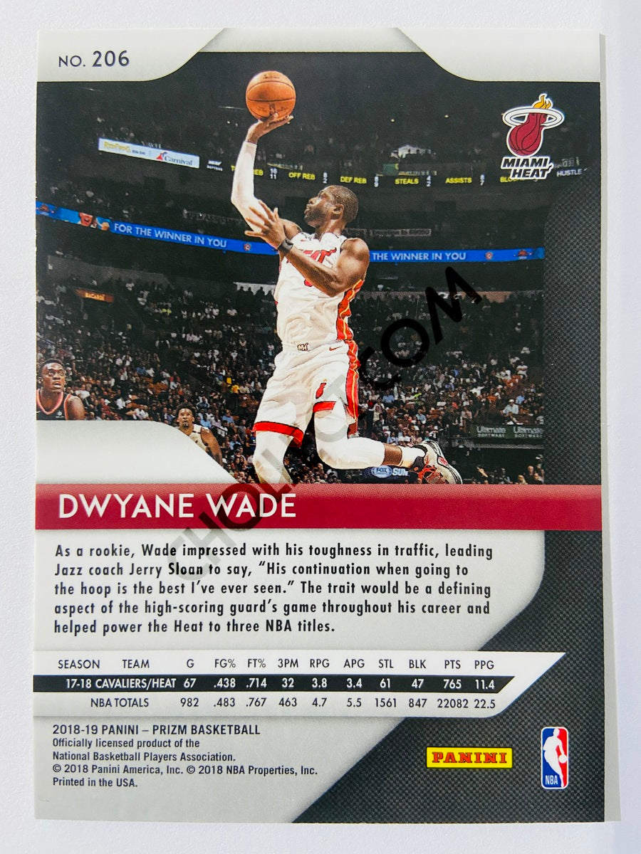 Dwyane Wade - Miami Heat 2018-19 Panini Prizm #206