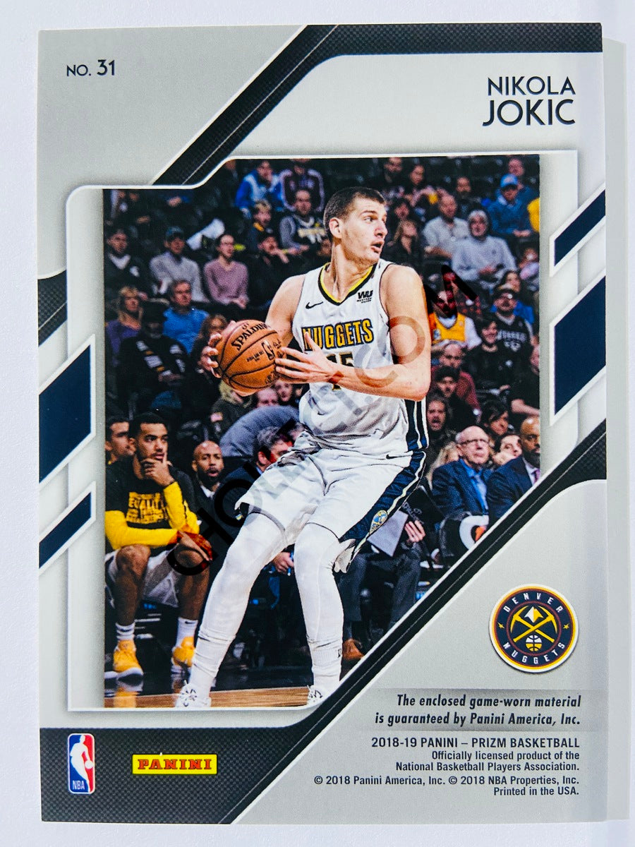 Nikola Jokic - Denver Nuggets 2018-19 Panini Prizm Sensational Swatches #31
