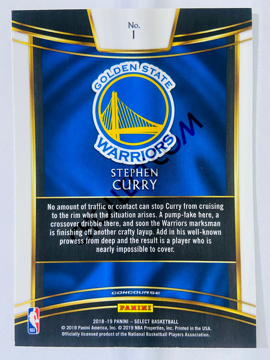 Stephen Curry - Golden State Warriors 2018-19 Panini Select #1