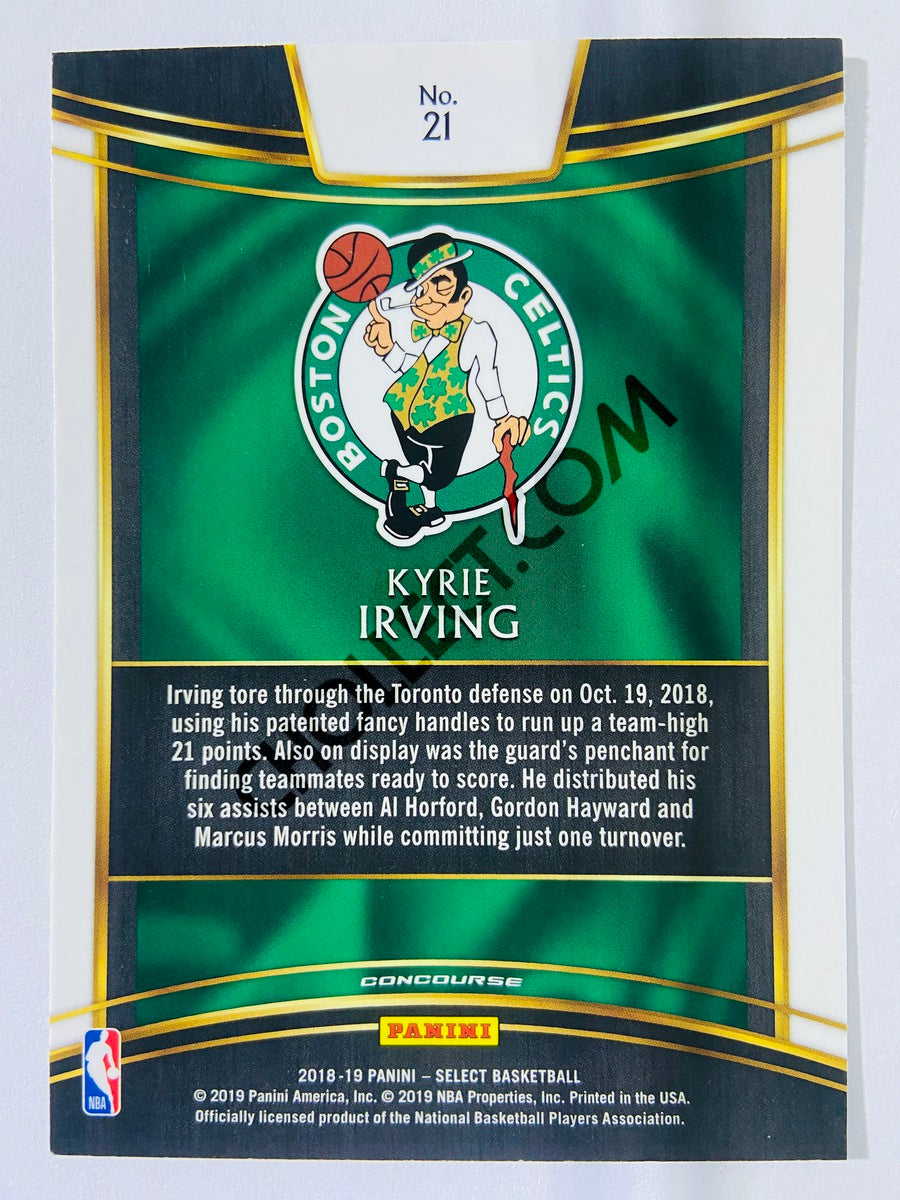 Kyrie Irving - Boston Celtics 2018-19 Panini Select Concourse Level #21