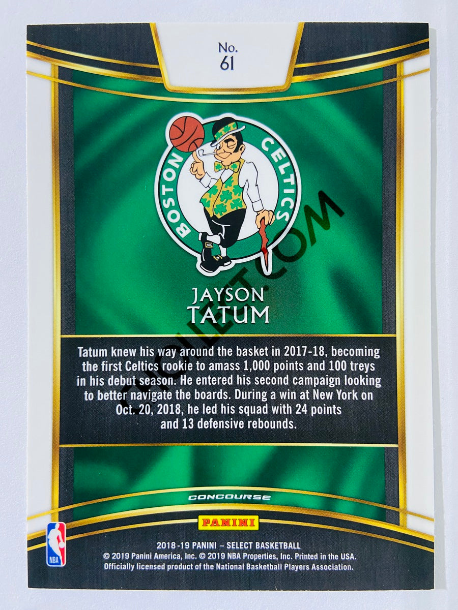 Jayson Tatum - Boston Celtics 2019-20 Panini Select Concourse #61