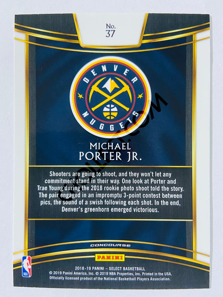 Michael Porter Jr. - Denver Nuggets 2018-19 Panini Select Concourse Level RC Rookie #37