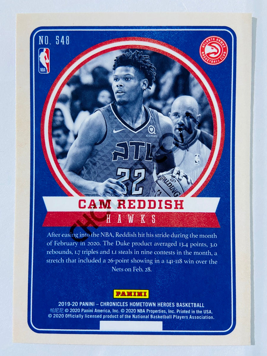 Cam Reddish - Atlanta Hawks 2019-20 Panini Chronicles Hometown Heroes RC Rookie #548