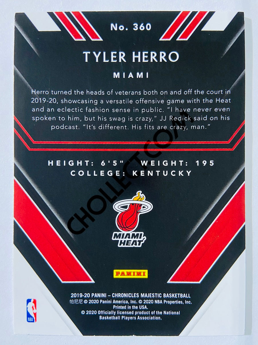 Tyler Herro - Miami Heat 2019-20 Panini Chronicles Majestic RC Rookie #154 | 166/249
