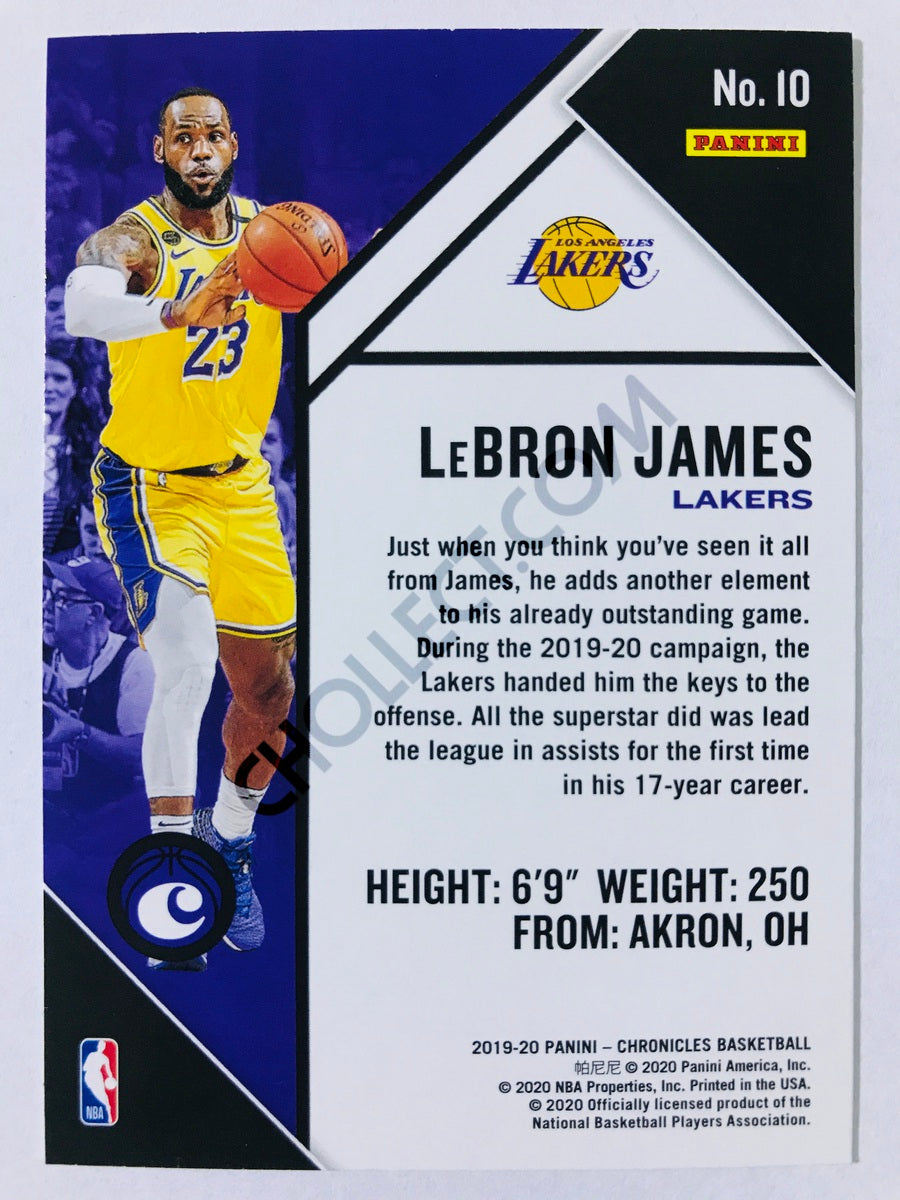 LeBron James - Los Angeles Lakers 2019-20 Panini Chronicles Chronicles #10