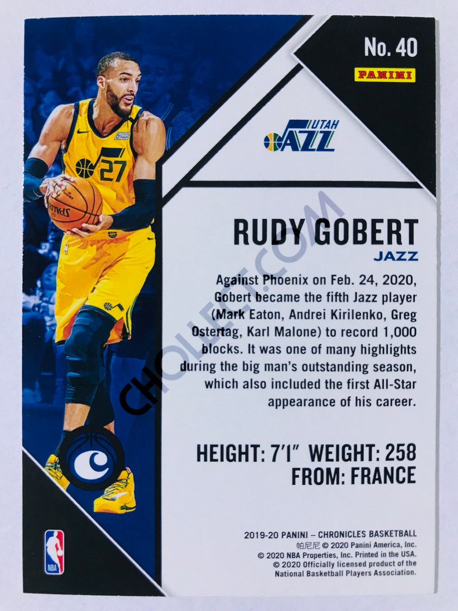 Rudy Gobert - Utah Jazz 2019-20 Panini Chronicles Chronicles #40