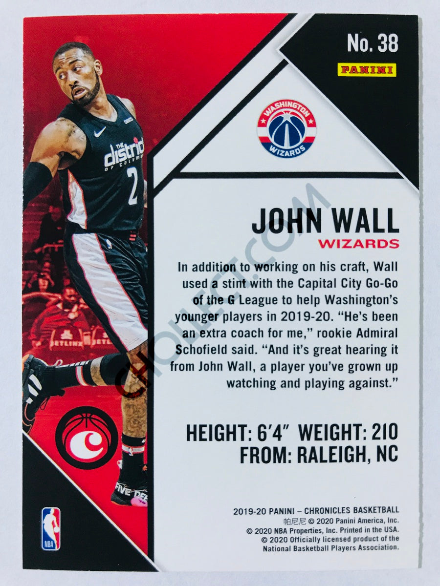 John Wall - Washington Wizards 2019-20 Panini Chronicles Chronicles Pink Parallel #38