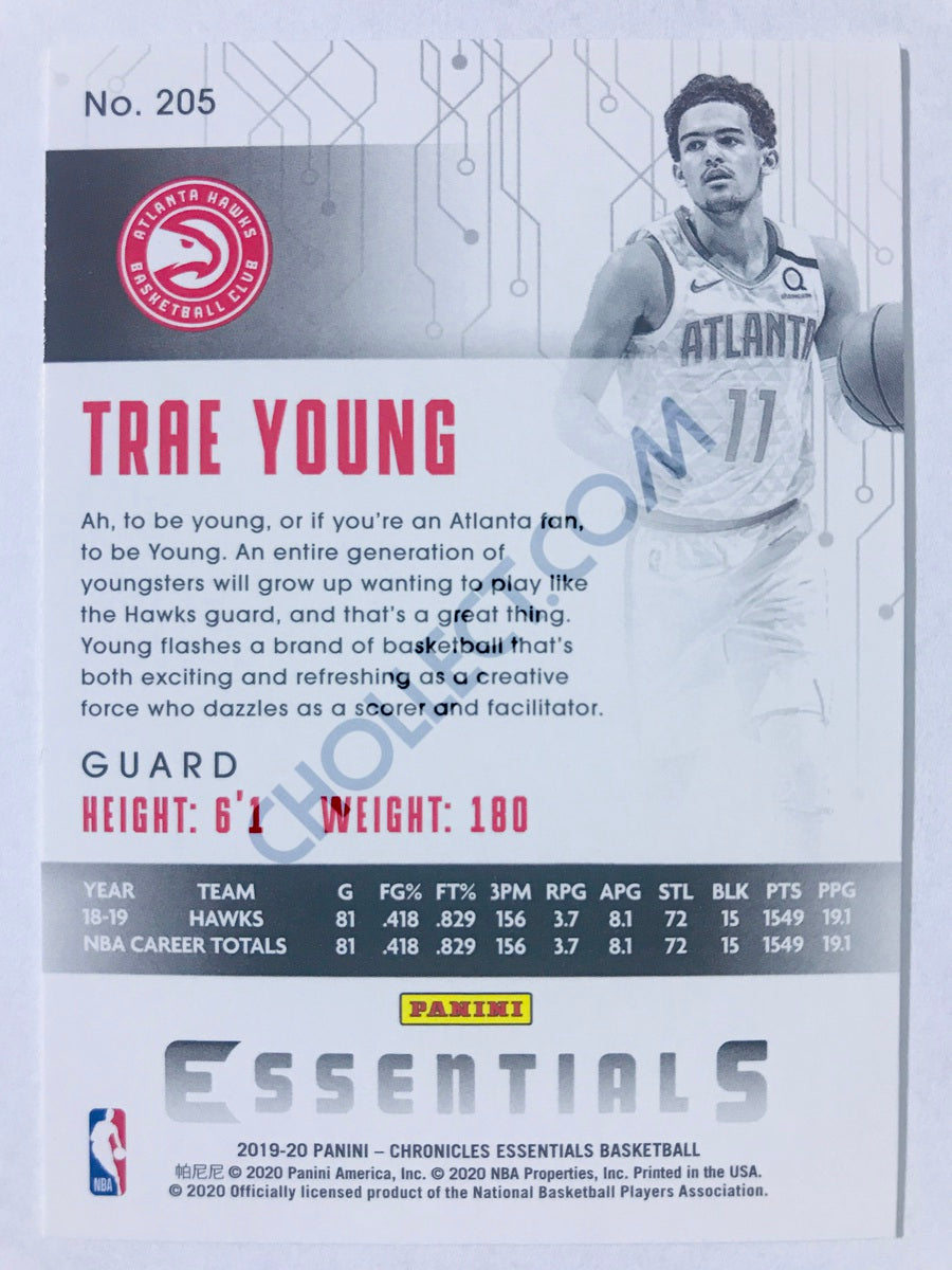 Trae Young - Atlanta Hawks 2019-20 Panini Chronicles Essentials #205
