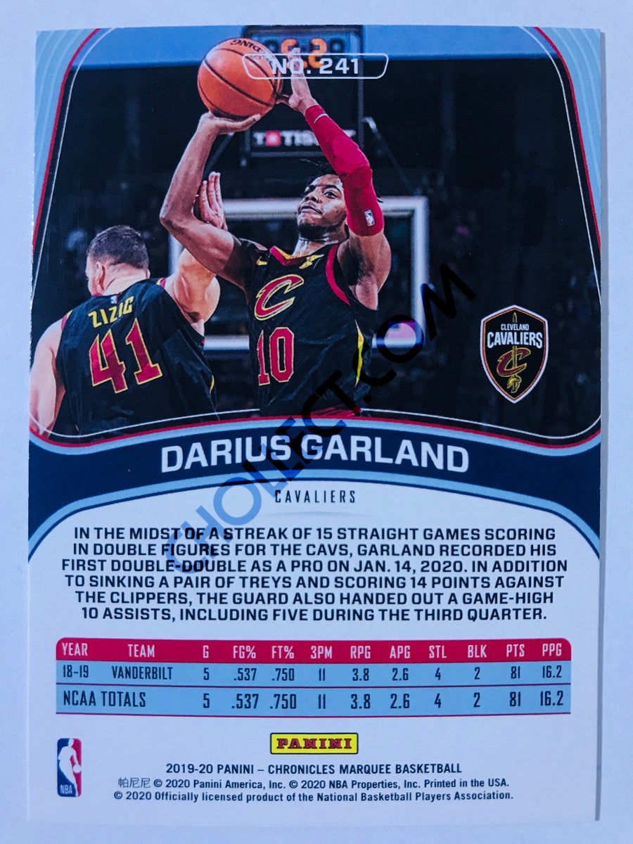 Darius Garland - Cleveland Cavaliers 2019-20 Panini Chronicles Marquee RC Rookie #241
