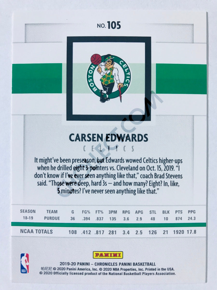 Carsen Edwards - Boston Celtics 2019-20 Panini Chronicles Panini RC Rookie #105