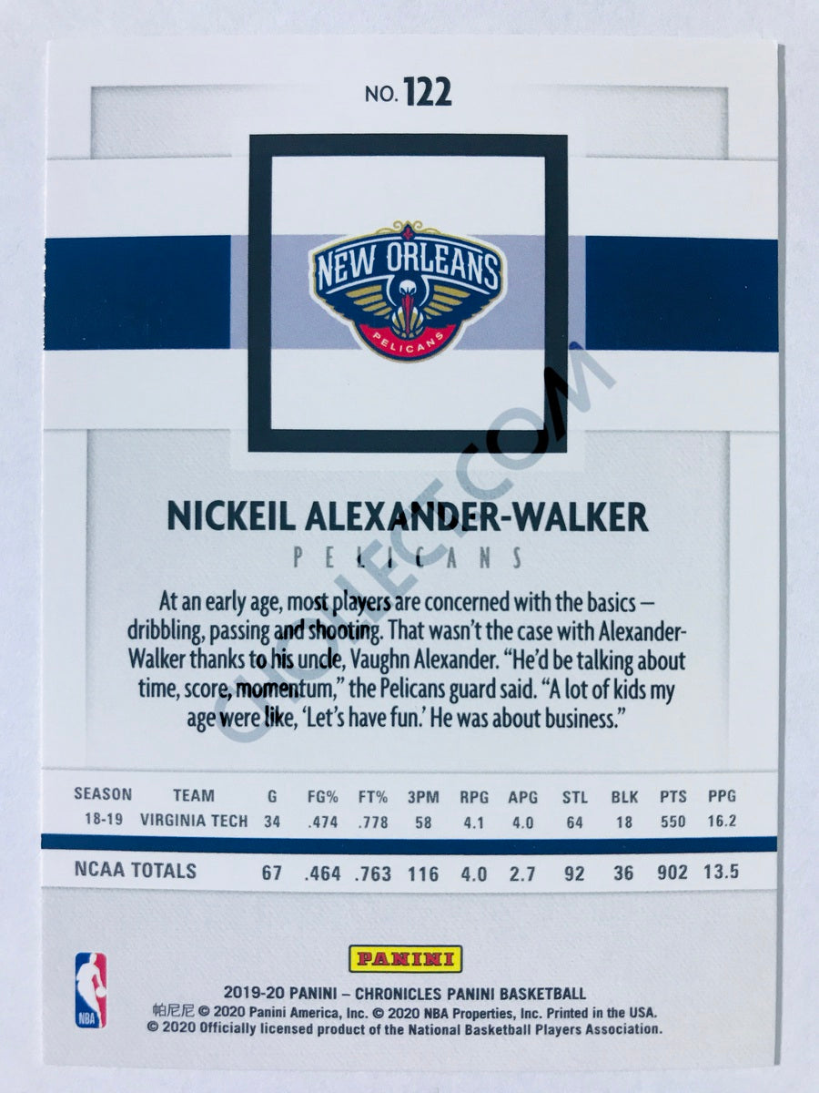 Nickeil Alexander-Walker - New Orleans Pelicans 2019-20 Panini Chronicles Panini RC Rookie #122