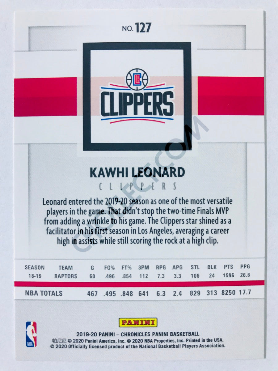 Kawhi Leonard - Los Angeles Clippers 2019-20 Panini Chronicles Panini #127