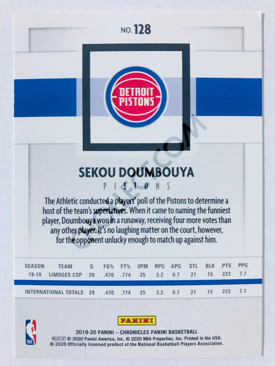 Sekou Doumbouya - Detroit Pistons 2019-20 Panini Chronicles Panini RC Rookie #128
