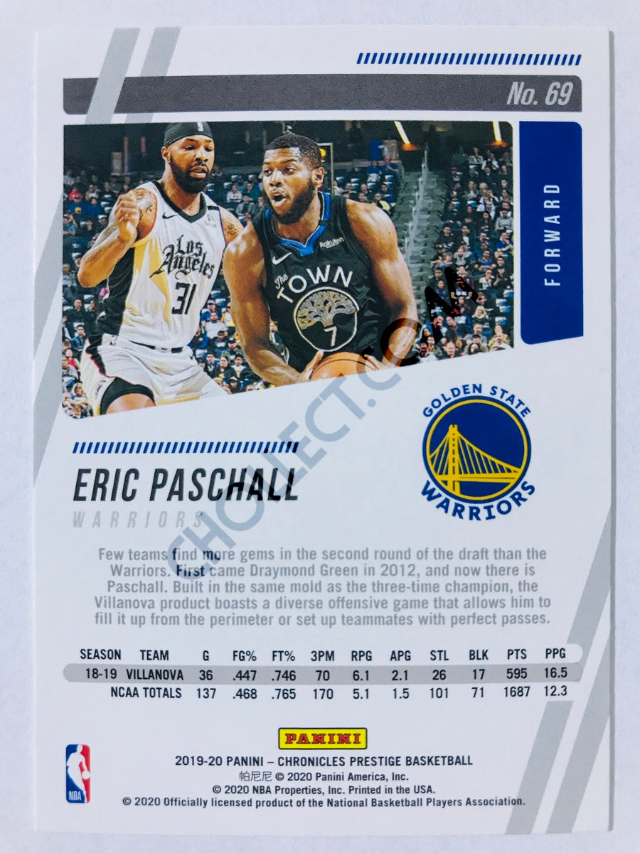 Eric Paschall - Golden State Warriors 2019-20 Panini Chronicles Prestige RC Rookie #69