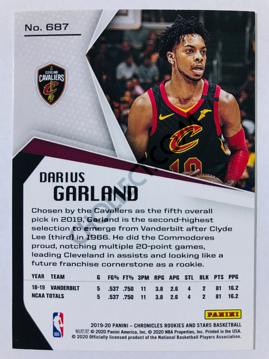 Darius Garland - Cleveland Cavaliers 2019-20 Panini Chronicles Rookies & Stars RC Rookie #687