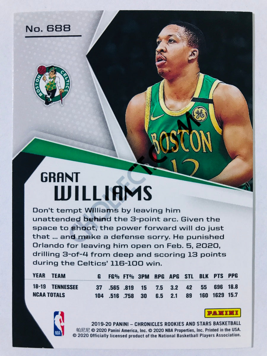Grant Williams - Boston Celtics 2019-20 Panini Chronicles Rookies & Stars RC Rookie #688
