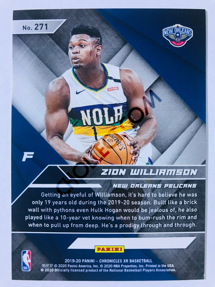 Zion Williamson - New Orleans Pelicans 2019-20 Panini Chronicles XR Pink Parallel RC Rookie #271