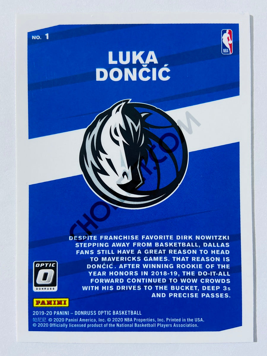 Luka Doncic - Dallas Mavericks 2019-20 Panini Donruss Optic My House! Insert #1