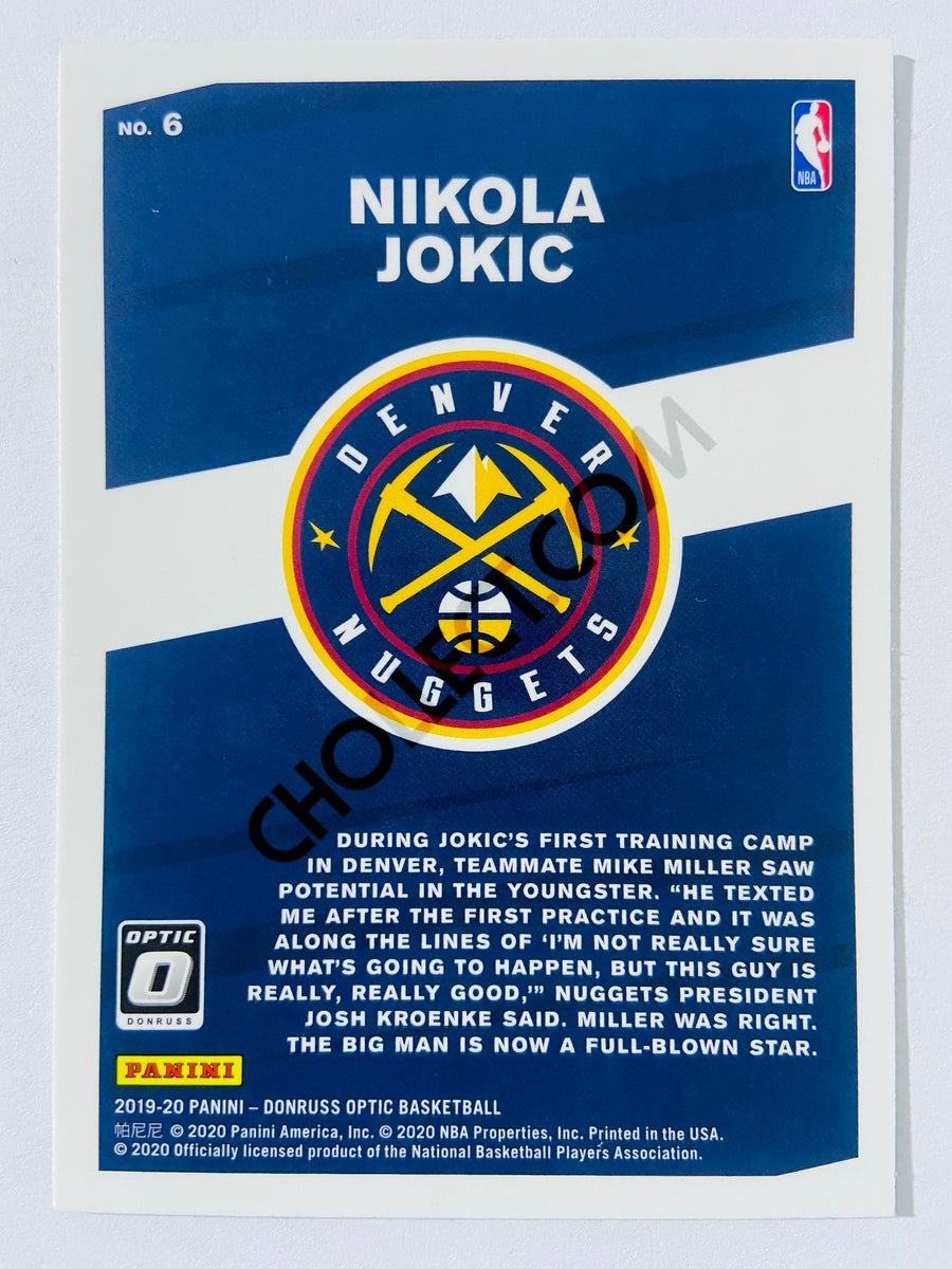 Nikola Jokic - Denver Nuggets 2019-20 Panini Donruss Optic My House! Insert #6