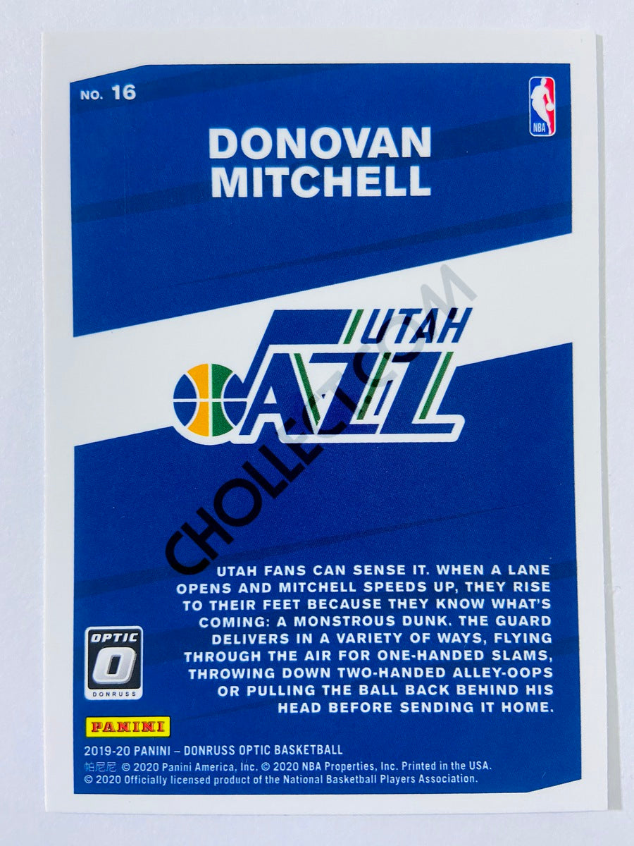 Donovan Mitchell - Utah Jazz 2019-20 Panini Donruss Optic My House! Insert #16