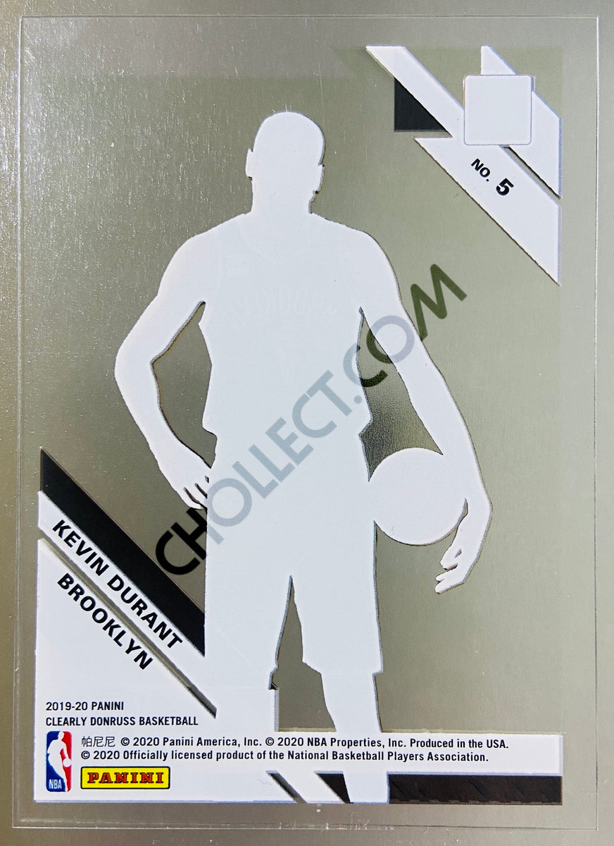 Kevin Durant - Brooklyn Nets 2019-20 Panini Donruss Clearly #5