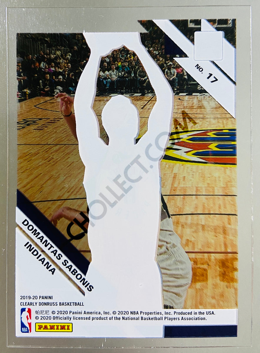 Domantas Sabonis - Indiana Pacers 2019-20 Panini Donruss Clearly #17