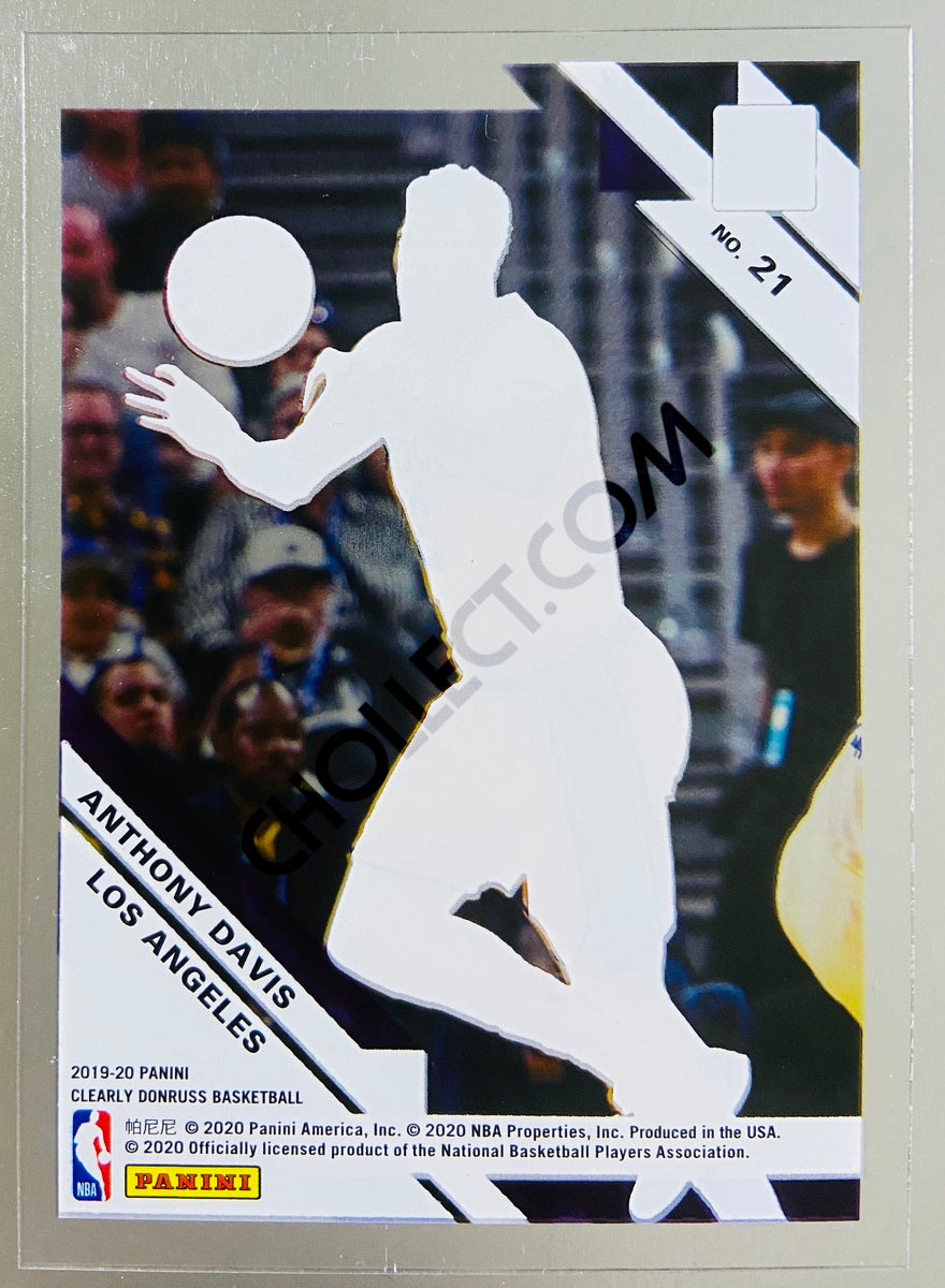 Anthony Davis - Los Angeles Lakers 2019-20 Panini Donruss Clearly #21