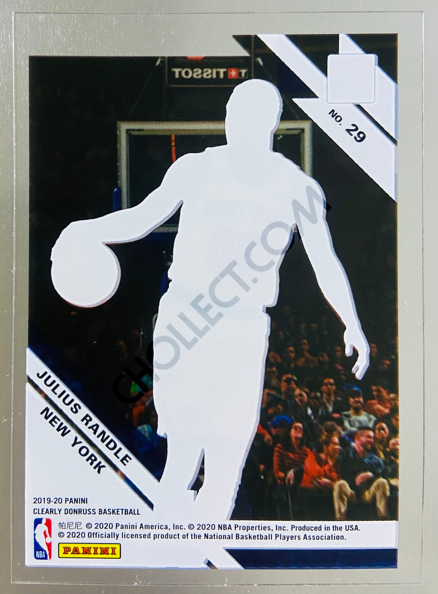 Julius Randle - New York Knicks 2019-20 Panini Donruss Clearly #29