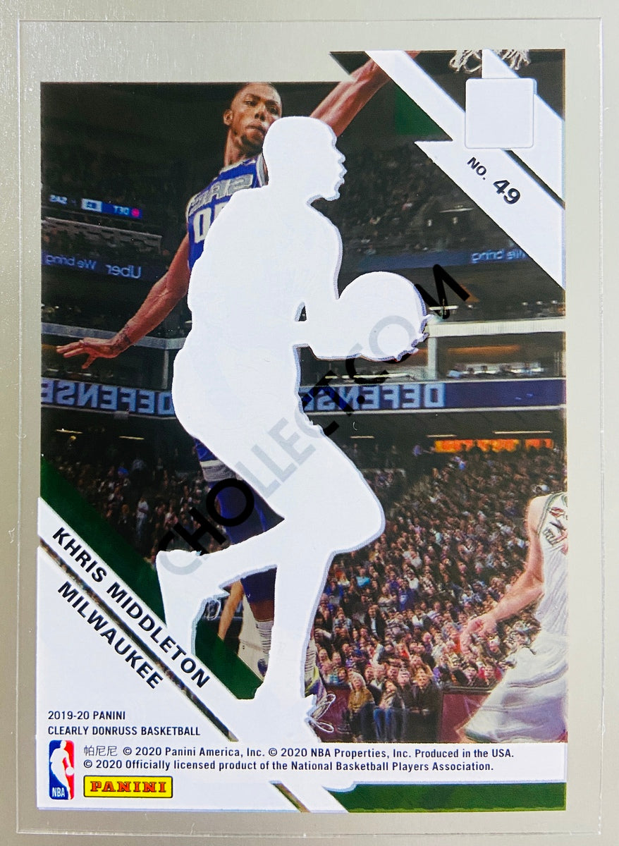Khris Middleton - Milwaukee Bucks 2019-20 Panini Donruss Clearly #49