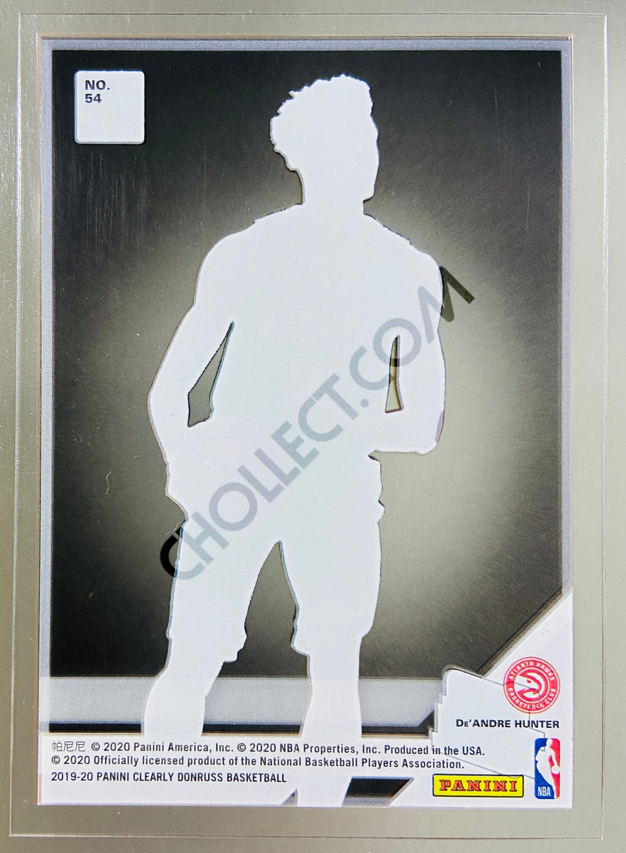 De'Andre Hunter - Atlanta Hawks 2019-20 Panini Donruss Clearly Rated Rookie #54