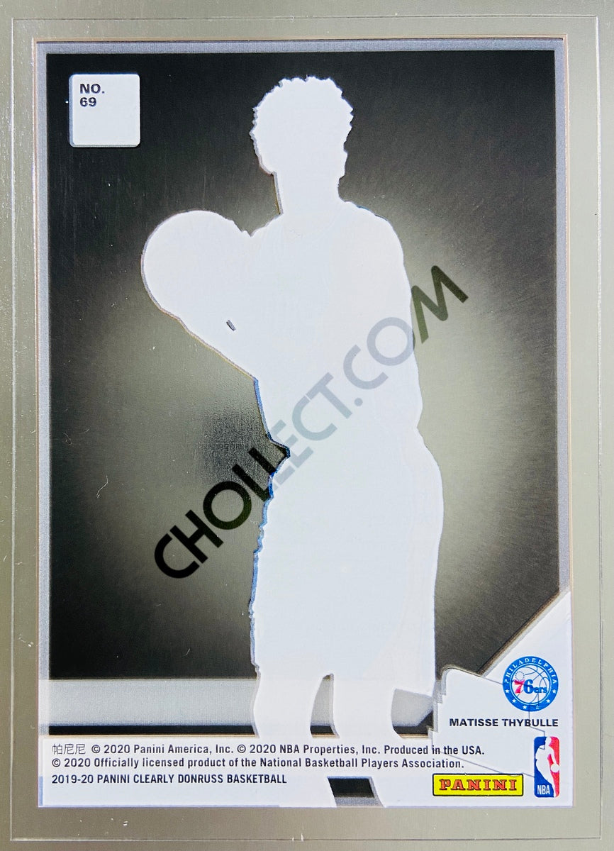 Matisse Thybulle - Philadelphia 76ers 2019-20 Panini Donruss Clearly Rated Rookie #69