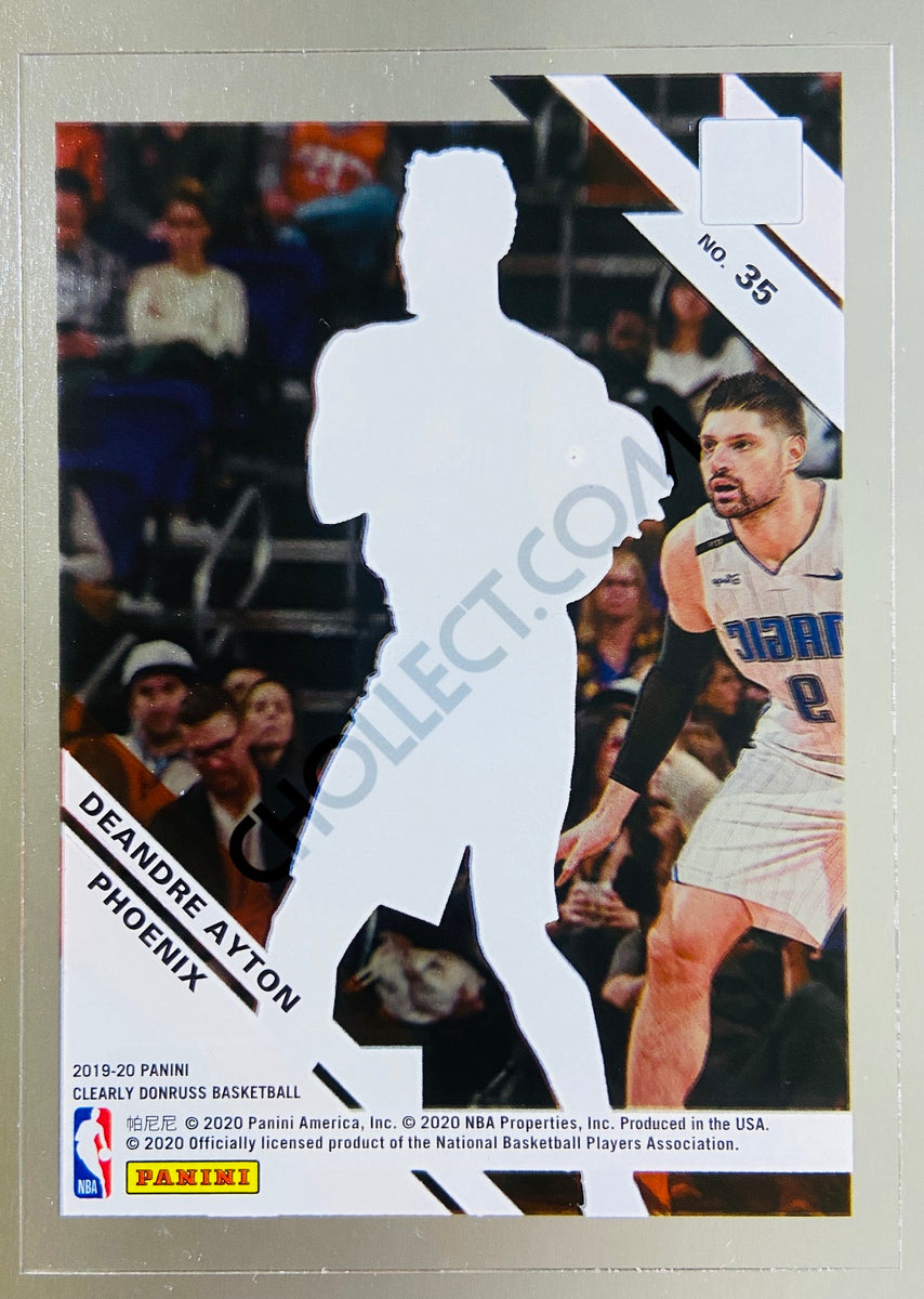 Deandre Ayton - Phoenix Suns 2019-20 Panini Donruss Clearly Purple Parallel #35