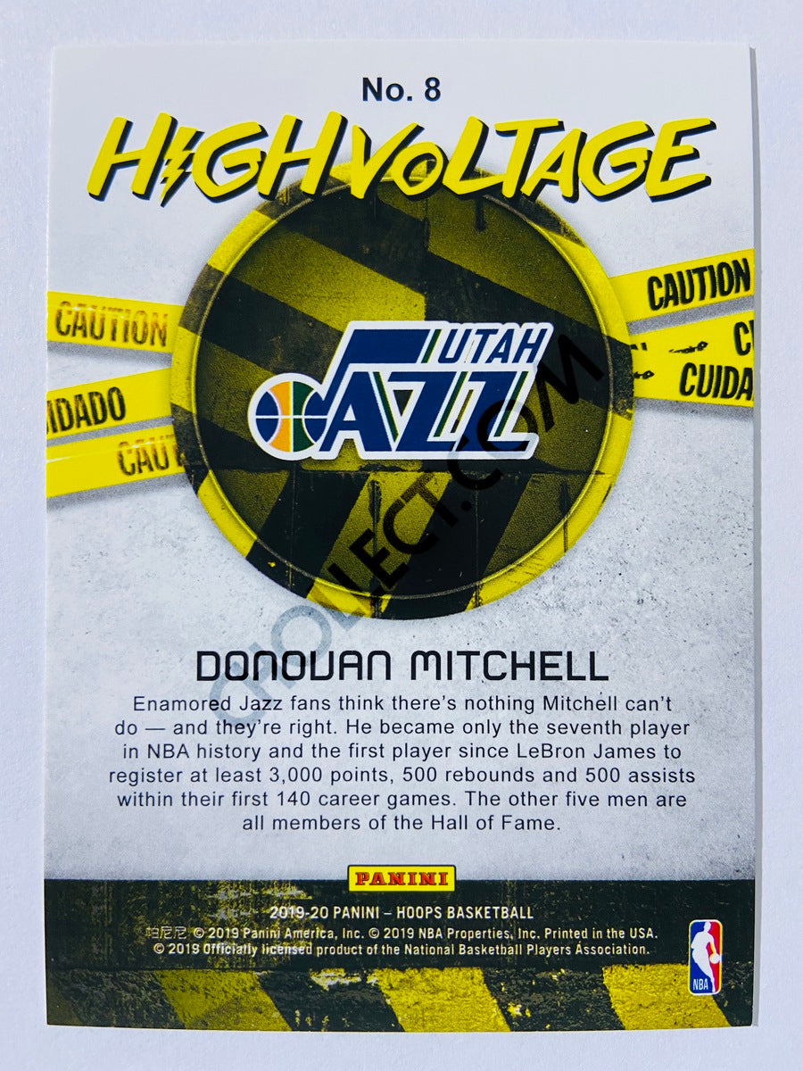 Donovan Mitchell - Utah Jazz 2019-20 Panini Hoops High Voltage #8